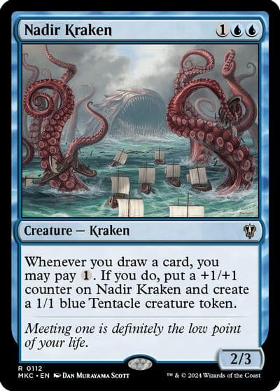 Nadir Kraken Commander: Murders at Karlov Manor Magic card