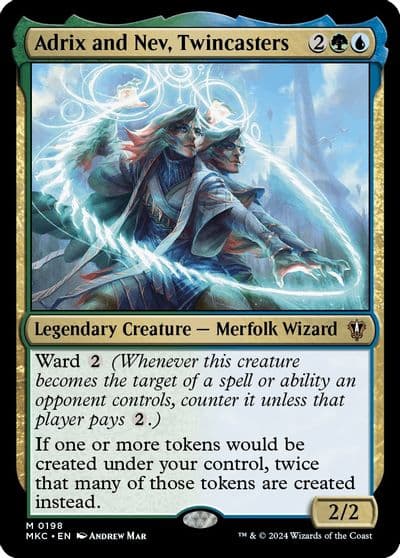Adrix and Nev Twincasters Commander: Murders at Karlov Manor Magic card