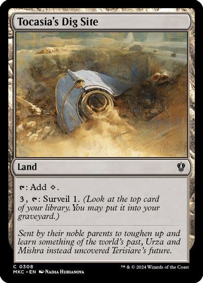 Tocasias Dig Site Commander: Murders at Karlov Manor Magic card