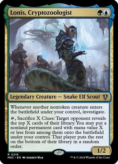 Lonis Cryptozoologist Commander: Murders at Karlov Manor Magic card