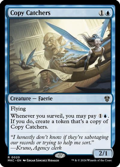 Copy Catchers Commander: Murders at Karlov Manor Magic card