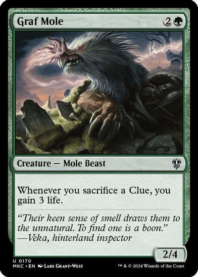 Graf Mole Commander: Murders at Karlov Manor Magic card