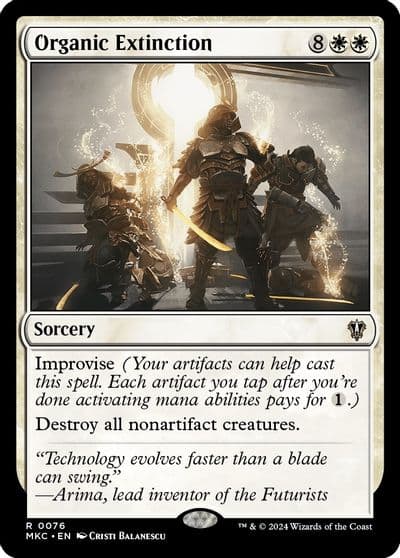 Organic Extinction Commander: Murders at Karlov Manor Magic card