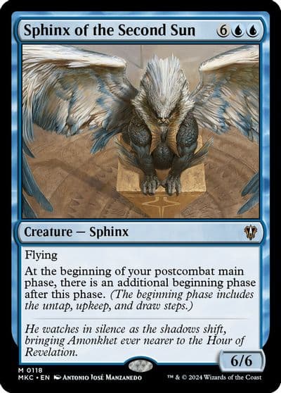 Sphinx of the Second Sun Commander: Murders at Karlov Manor Magic card