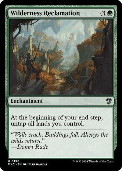 Wilderness Reclamation Commander: Murders at Karlov Manor Magic card