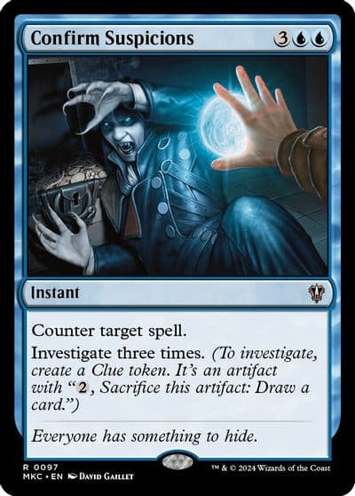 Confirm Suspicions Commander: Murders at Karlov Manor Magic card