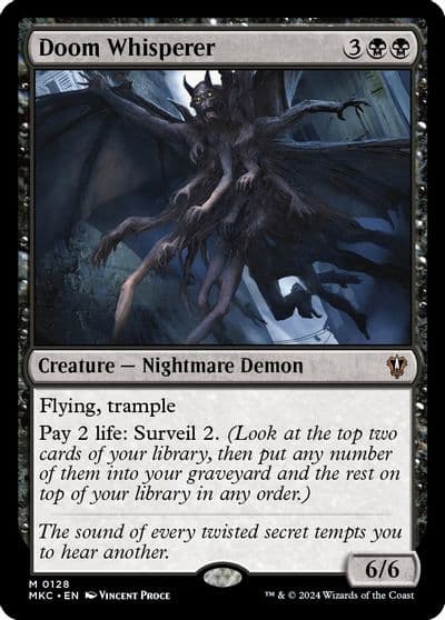 Doom Whisperer Commander: Murders at Karlov Manor Magic card