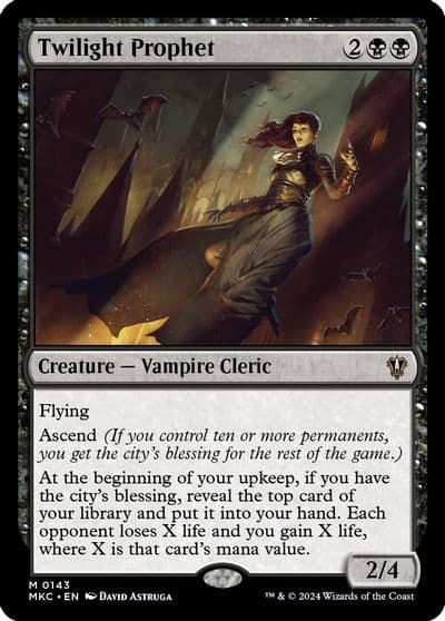 Twilight Prophet Commander: Murders at Karlov Manor Magic card