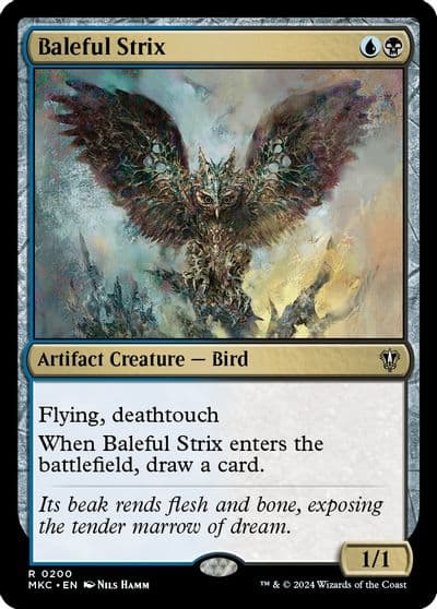 Baleful Strix Commander: Murders at Karlov Manor Magic card