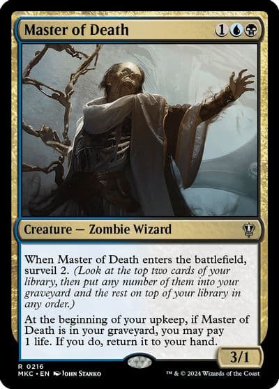 Master of Death Commander: Murders at Karlov Manor Magic card