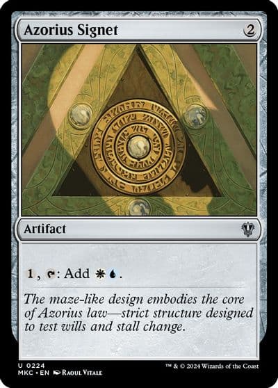 Azorius Signet Commander: Murders at Karlov Manor Magic card