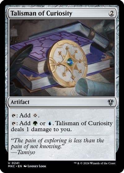 Talisman of Curiosity Commander: Murders at Karlov Manor Magic card
