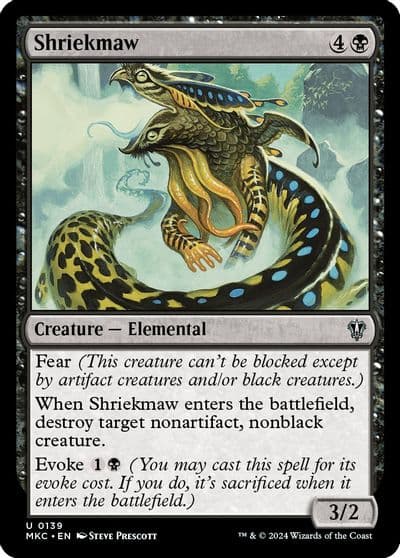 Shriekmaw Commander: Murders at Karlov Manor Magic card