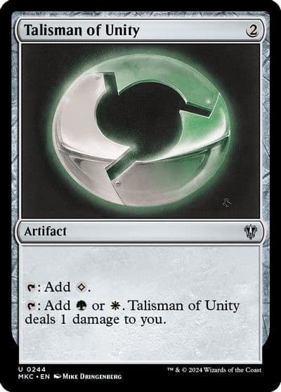 Talisman of Unity Commander: Murders at Karlov Manor Magic card