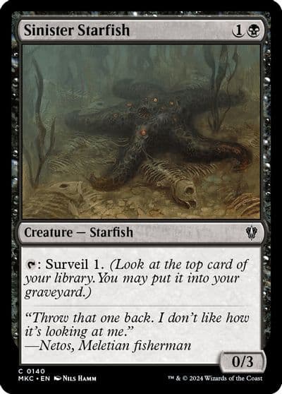 Sinister Starfish Commander: Murders at Karlov Manor Magic card
