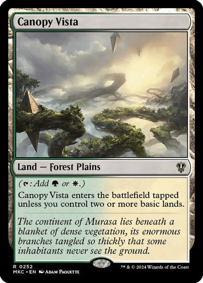 Canopy Vista Commander: Murders at Karlov Manor Magic card