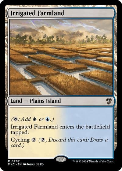 Irrigated Farmland Commander: Murders at Karlov Manor Magic card