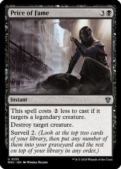 Price of Fame Commander: Murders at Karlov Manor Magic card