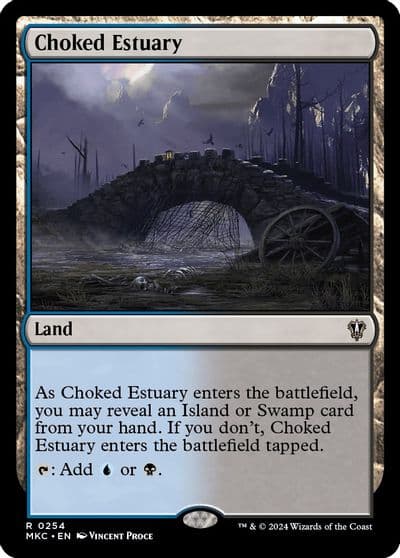 Choked Estuary Commander: Murders at Karlov Manor Magic card