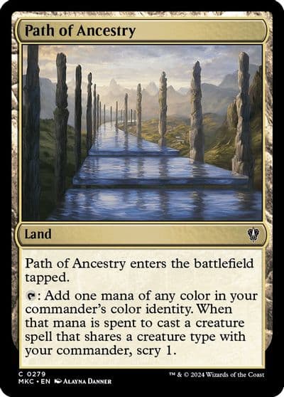 Path of Ancestry Commander: Murders at Karlov Manor Magic card