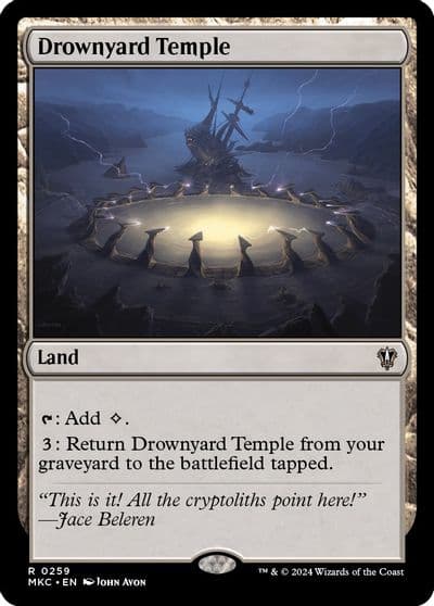 Drownyard Temple Commander: Murders at Karlov Manor Magic card