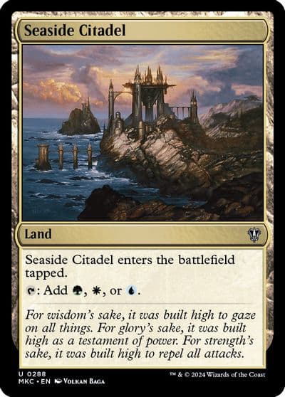 Seaside Citadel Commander: Murders at Karlov Manor Magic card
