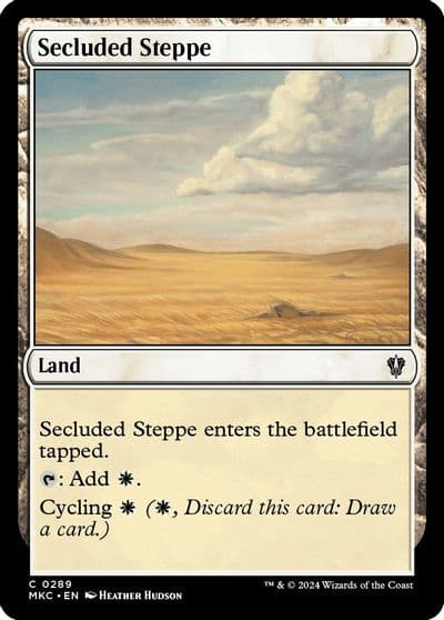 Secluded Steppe Commander: Murders at Karlov Manor Magic card