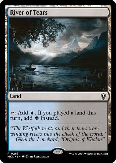 River of Tears Commander: Murders at Karlov Manor Magic card