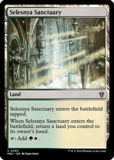 Selesnya Sanctuary Commander: Murders at Karlov Manor Magic card