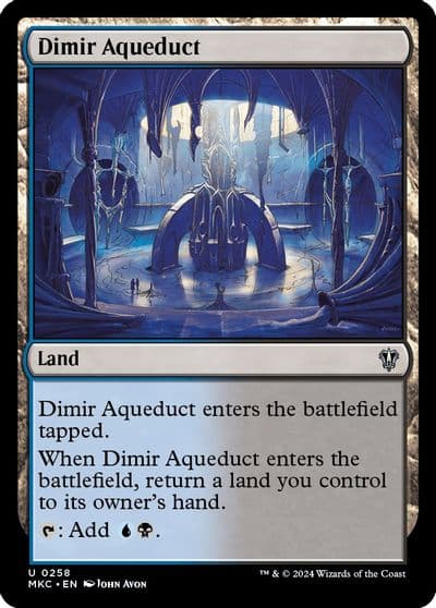Dimir Aqueduct Commander: Murders at Karlov Manor Magic card