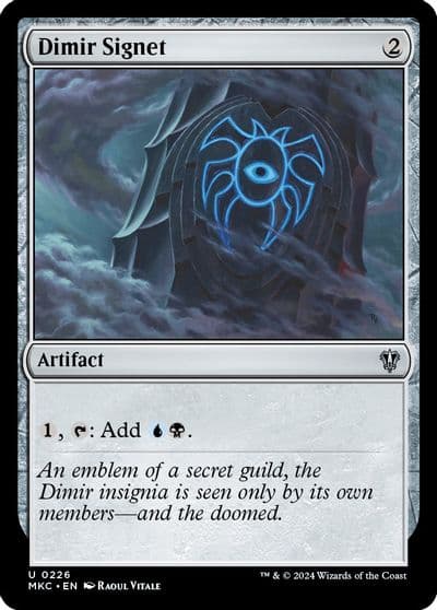 Dimir Signet Commander: Murders at Karlov Manor Magic card