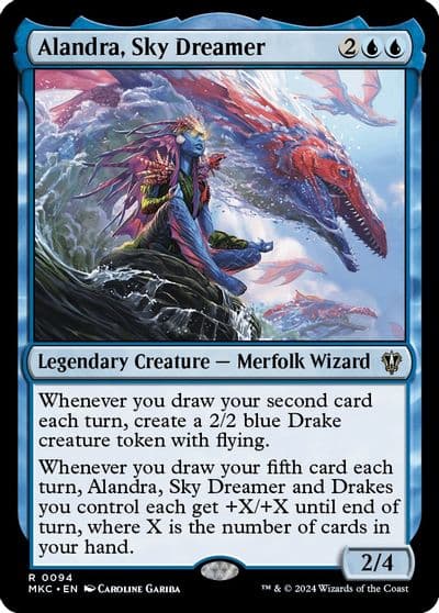 Alandra Sky Dreamer Commander: Murders at Karlov Manor Magic card