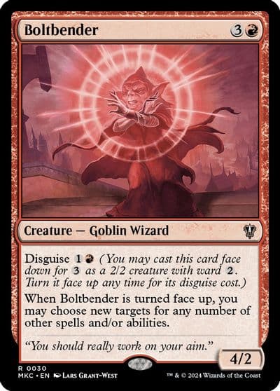 Boltbender Commander: Murders at Karlov Manor Magic card