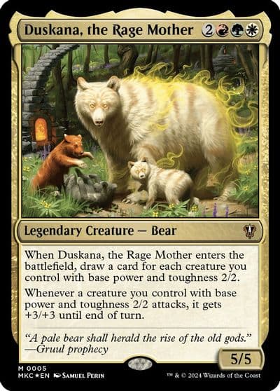 Duskana the Rage Mother Commander: Murders at Karlov Manor Magic card