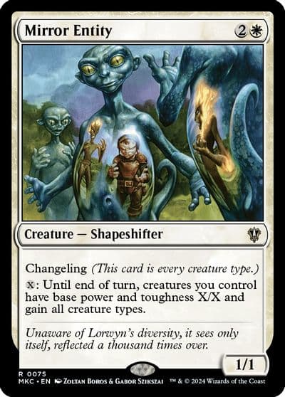 Mirror Entity Commander: Murders at Karlov Manor Magic card