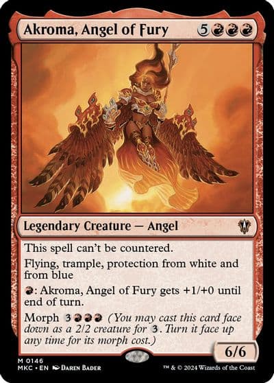 Akroma Angel of Fury Commander: Murders at Karlov Manor Magic card