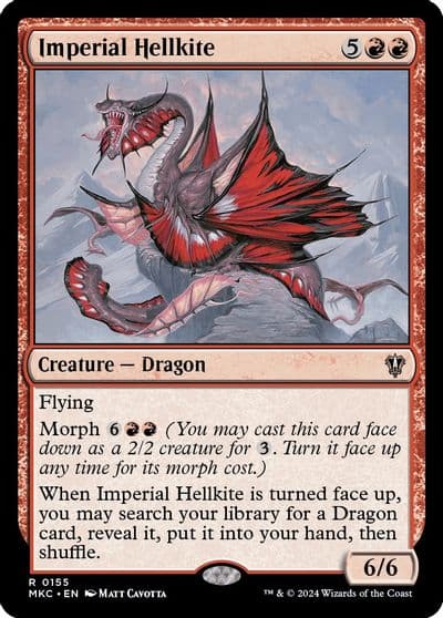 Imperial Hellkite Commander: Murders at Karlov Manor Magic card