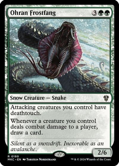 Ohran Frostfang Commander: Murders at Karlov Manor Magic card