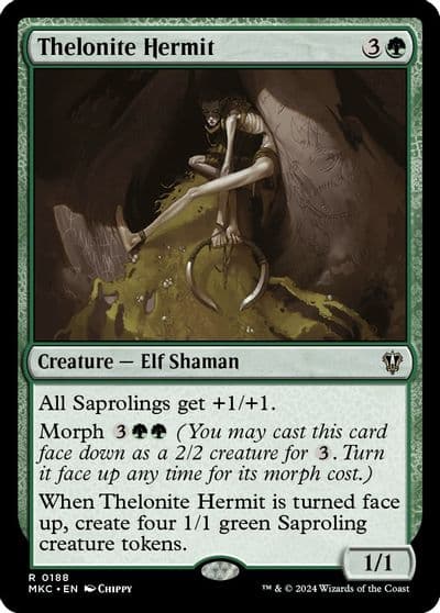 Thelonite Hermit Commander: Murders at Karlov Manor Magic card