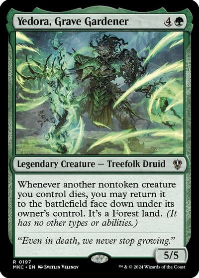Yedora Grave Gardener Commander: Murders at Karlov Manor Magic card