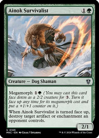 Ainok Survivalist Commander: Murders at Karlov Manor Magic card