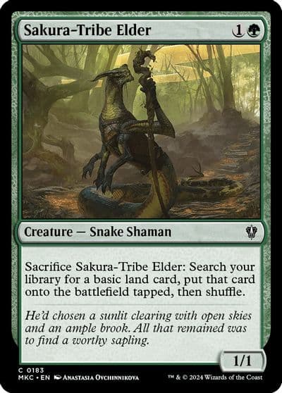 Sakura Tribe Elder Commander: Murders at Karlov Manor Magic card