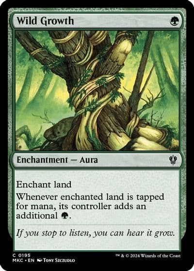Wild Growth Commander: Murders at Karlov Manor Magic card