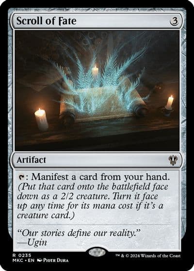 Scroll of Fate Commander: Murders at Karlov Manor Magic card
