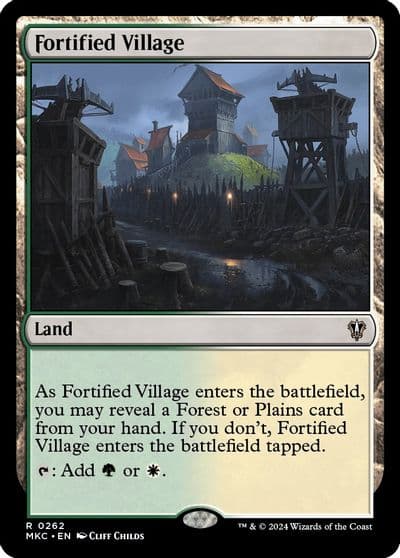 Fortified Village Commander: Murders at Karlov Manor Magic card
