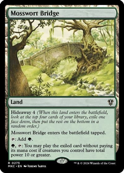 Mosswort Bridge Commander: Murders at Karlov Manor Magic card
