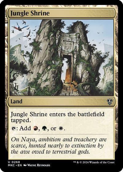 Jungle Shrine Commander: Murders at Karlov Manor Magic card