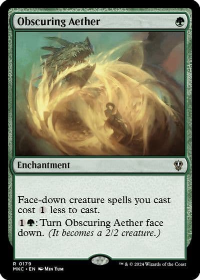 Obscuring Aether Commander: Murders at Karlov Manor Magic card