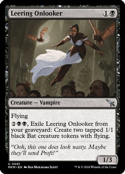 Leering Onlooker Murders at Karlov Manor Magic card