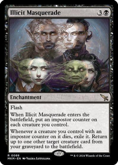 Illicit Masquerade Murders at Karlov Manor Magic card